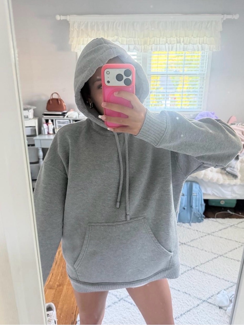 Zara Gray Hoodie - Size M